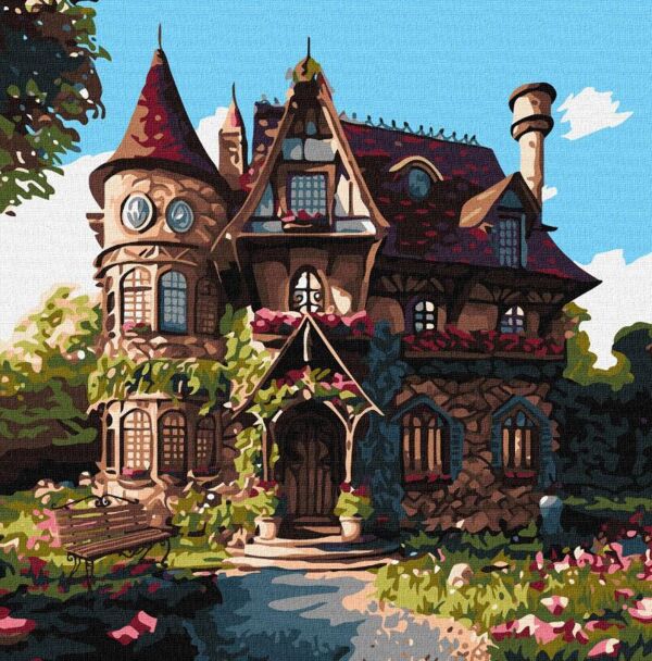 Розпис по номерах Затишний палац 40х40 KHO6330 Ціна (цена) 182.00грн. | придбати  купити (купить) Розпис по номерах Затишний палац 40х40 KHO6330 доставка по Украине, купить книгу, детские игрушки, компакт диски 0