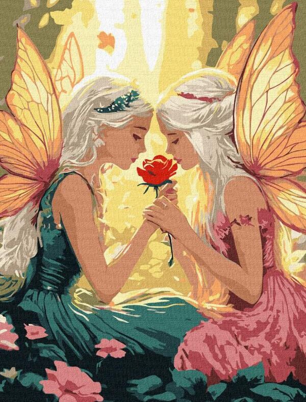 Розпис по номерах Феї серед квітів 30х40 KHO8575 Ціна (цена) 187.00грн. | придбати  купити (купить) Розпис по номерах Феї серед квітів 30х40 KHO8575 доставка по Украине, купить книгу, детские игрушки, компакт диски 0