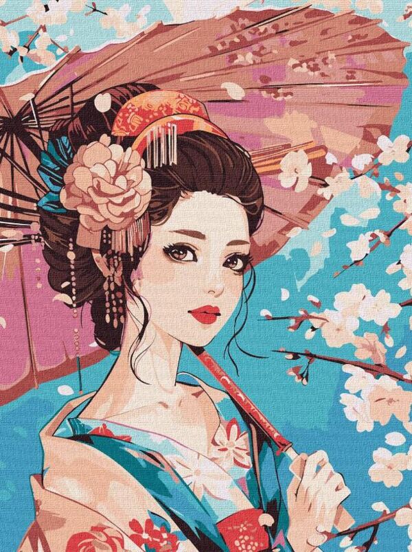 Розпис по номерах Японська красуня 30х40 KHO8465 Ціна (цена) 187.00грн. | придбати  купити (купить) Розпис по номерах Японська красуня 30х40 KHO8465 доставка по Украине, купить книгу, детские игрушки, компакт диски 0