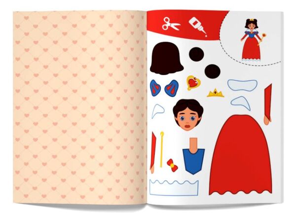 вирізаємо та клеїмо аплікації об?ємні саморобки Принцеси Ціна (цена) 36.21грн. | придбати  купити (купить) вирізаємо та клеїмо аплікації об?ємні саморобки Принцеси доставка по Украине, купить книгу, детские игрушки, компакт диски 3