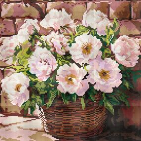 Алмазна мозаїка 40х40 АМO8296 Ніжний аромат "Ідейка"