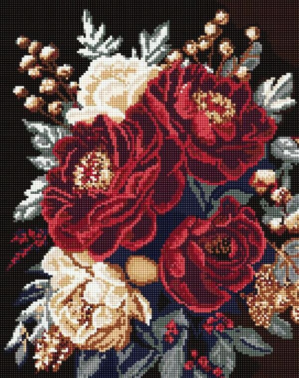 Алмазна мозаїка 40х50 АМO20045 Квітковий спокій Ідейка Ціна (цена) 362.00грн. | придбати  купити (купить) Алмазна мозаїка 40х50 АМO20045 Квітковий спокій Ідейка доставка по Украине, купить книгу, детские игрушки, компакт диски 0