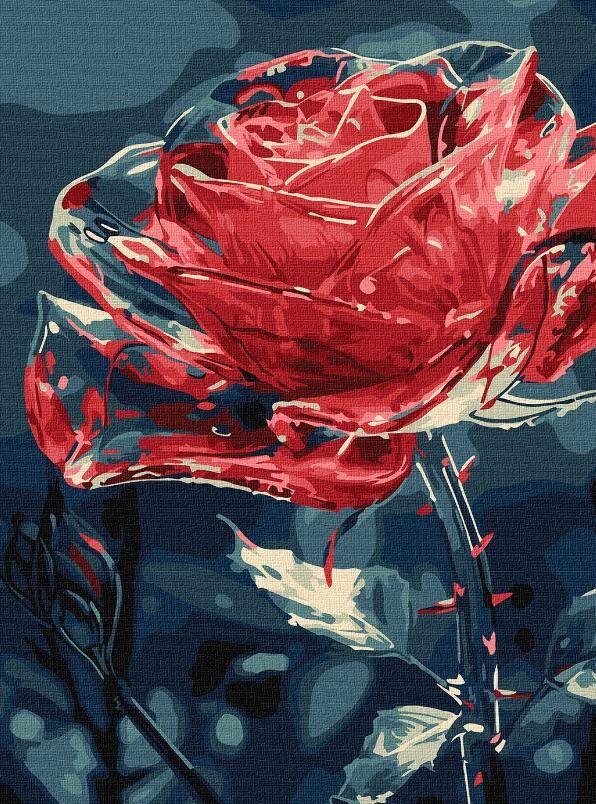 Розпис по номерах 30х40 KHO3285 Кришталева квітка Ідейка Ціна (цена) 162.70грн. | придбати  купити (купить) Розпис по номерах 30х40 KHO3285 Кришталева квітка Ідейка доставка по Украине, купить книгу, детские игрушки, компакт диски 0