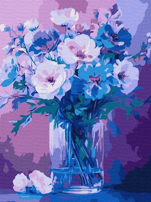 Розпис по номерах 30х40 KHO3323 Ніжні квіти Ідейка Ціна (цена) 162.70грн. | придбати  купити (купить) Розпис по номерах 30х40 KHO3323 Ніжні квіти Ідейка доставка по Украине, купить книгу, детские игрушки, компакт диски 0