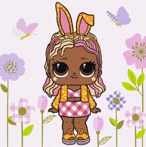 Розпис по номерах 40х40 KHO1103 LOL Surprise Hip Hop Boss Bunny "Ідейка"