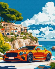 Розпис по номерах 40х50 KHO2906 Розкішний пейзаж "Ідейка"