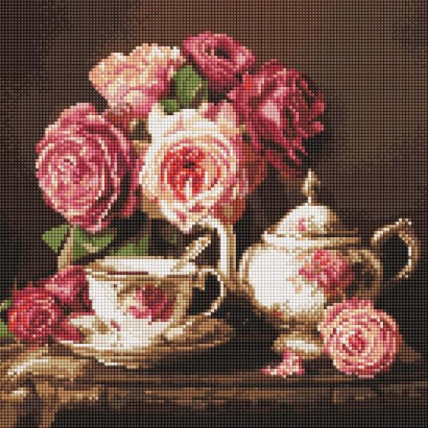 Алмазна мозаїка 40х40 АМO8344 Троянди в темряві Ідейка Ціна (цена) 319.00грн. | придбати  купити (купить) Алмазна мозаїка 40х40 АМO8344 Троянди в темряві Ідейка доставка по Украине, купить книгу, детские игрушки, компакт диски 0