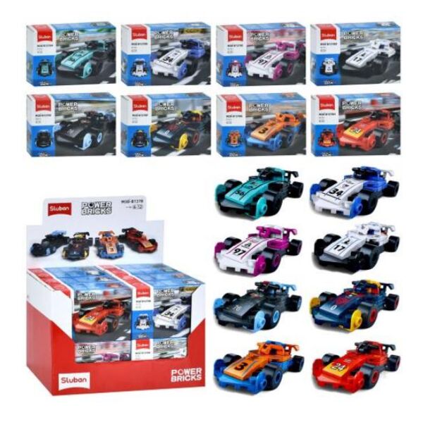 Конструктор Sluban машина 51 деталь M38-B1378F Ціна (цена) 72.90грн. | придбати  купити (купить) Конструктор Sluban машина 51 деталь M38-B1378F доставка по Украине, купить книгу, детские игрушки, компакт диски 1