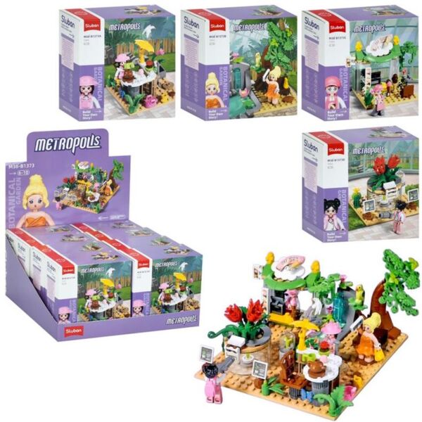 Конструктор Sluban 71 деталь ботанічний сад кафе M38-B1373C Ціна (цена) 104.30грн. | придбати  купити (купить) Конструктор Sluban 71 деталь ботанічний сад кафе M38-B1373C доставка по Украине, купить книгу, детские игрушки, компакт диски 2