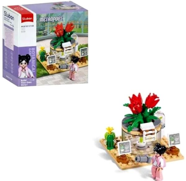 Конструктор Sluban 72 деталі ботанічний сад кактуси M38-B1373D Ціна (цена) 104.30грн. | придбати  купити (купить) Конструктор Sluban 72 деталі ботанічний сад кактуси M38-B1373D доставка по Украине, купить книгу, детские игрушки, компакт диски 0