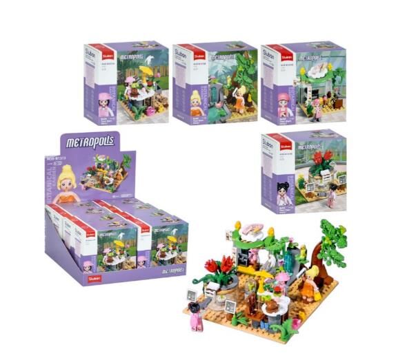 Конструктор Sluban 72 деталі ботанічний сад фігурка M38-B1373A Ціна (цена) 104.30грн. | придбати  купити (купить) Конструктор Sluban 72 деталі ботанічний сад фігурка M38-B1373A доставка по Украине, купить книгу, детские игрушки, компакт диски 1