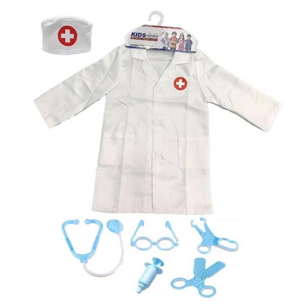 Набір лікаря халат медична шапочка стетоскоп медичні інструменти окуляри 32 деталі D2526 Ціна (цена) 320.80грн. | придбати  купити (купить) Набір лікаря халат медична шапочка стетоскоп медичні інструменти окуляри 32 деталі D2526 доставка по Украине, купить книгу, детские игрушки, компакт диски 0