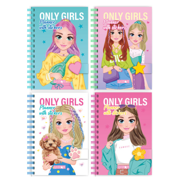 Блокнот для дівчаток Only Girls Planner на пружині в асортименті Ціна (цена) 60.10грн. | придбати  купити (купить) Блокнот для дівчаток Only Girls Planner на пружині в асортименті доставка по Украине, купить книгу, детские игрушки, компакт диски 0
