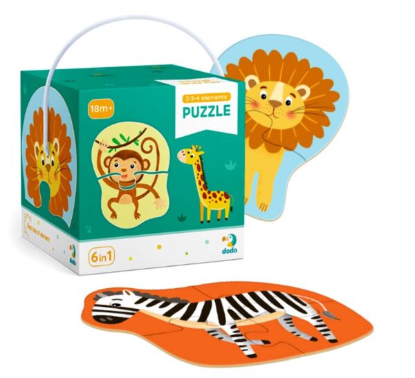 Пазли 2-3-4 елементи дикі тварини 300153 Ціна (цена) 109.26грн. | придбати  купити (купить) Пазли 2-3-4 елементи дикі тварини 300153 доставка по Украине, купить книгу, детские игрушки, компакт диски 1