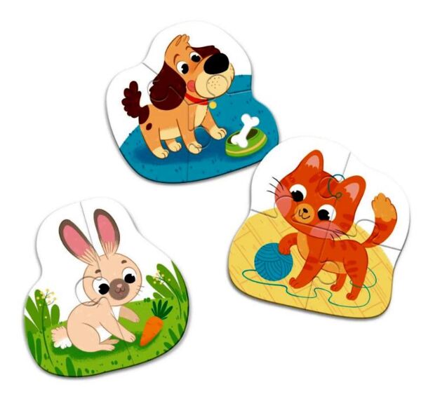 Пазли 3 в 1 домашні тварини 300395 Ціна (цена) 99.55грн. | придбати  купити (купить) Пазли 3 в 1 домашні тварини 300395 доставка по Украине, купить книгу, детские игрушки, компакт диски 1