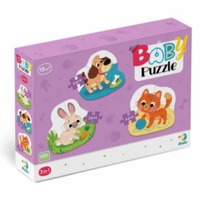 Пазли 3 в 1 домашні тварини 300395