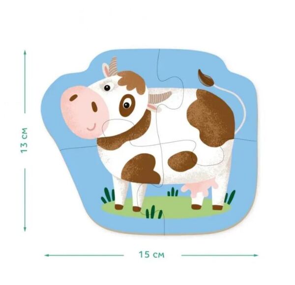 Пазли 2-3-4 елементи домашні тварини 300152 Ціна (цена) 96.34грн. | придбати  купити (купить) Пазли 2-3-4 елементи домашні тварини 300152 доставка по Украине, купить книгу, детские игрушки, компакт диски 3