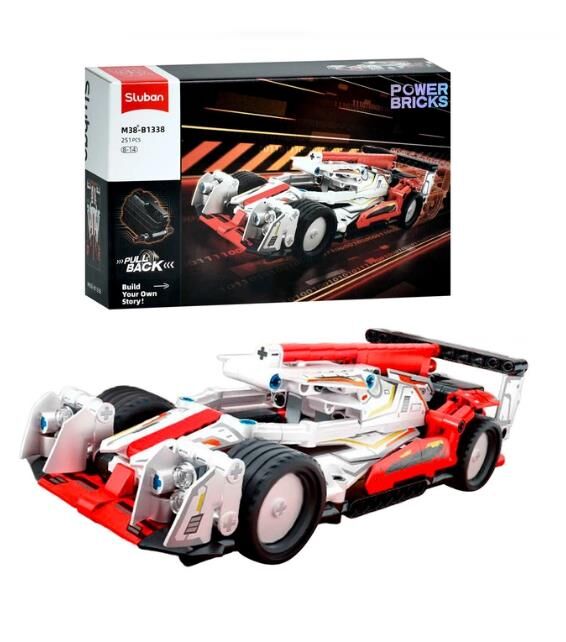 Конструктор Sluban Гоночна машина 251 деталь M38-B1338 Ціна (цена) 439.00грн. | придбати  купити (купить) Конструктор Sluban Гоночна машина 251 деталь M38-B1338 доставка по Украине, купить книгу, детские игрушки, компакт диски 0