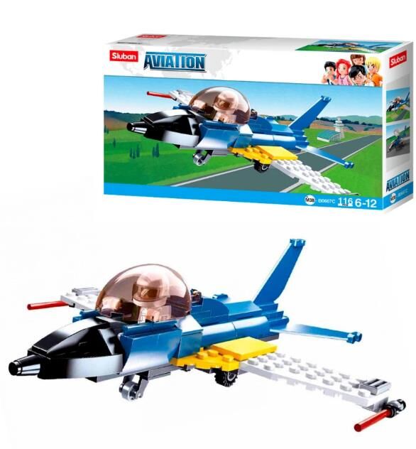 Конструктор Sluban літак фігурка 116 деталей М38-В0667C Ціна (цена) 140.71грн. | придбати  купити (купить) Конструктор Sluban літак фігурка 116 деталей М38-В0667C доставка по Украине, купить книгу, детские игрушки, компакт диски 0