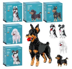 Конструктор Собака від 753 деталей DM3015-17-28-29-46