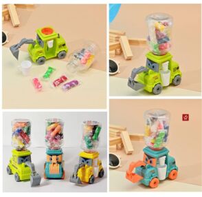 Пластилінова паста 12 кольорів х 6гр Машинка екскаватор 3 кольори в асортименті 17-7 HX-284