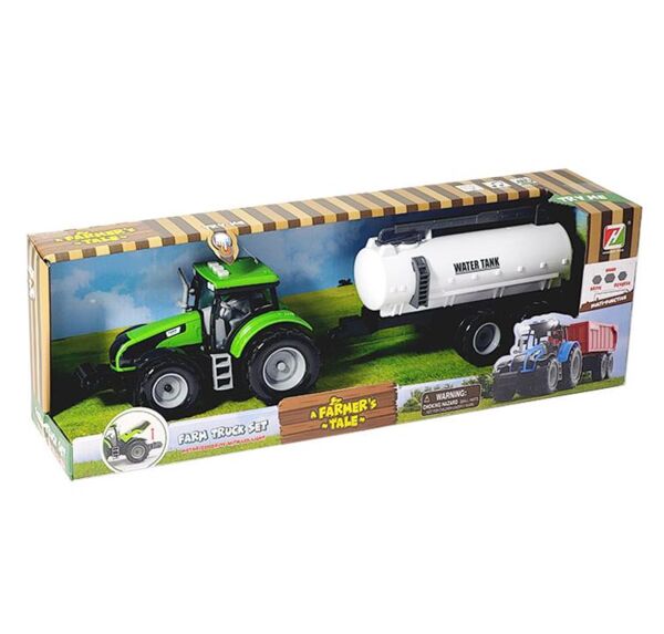 Трактор з цистерною для води світло + звук  550-58J Ціна (цена) 297.10грн. | придбати  купити (купить) Трактор з цистерною для води світло + звук  550-58J доставка по Украине, купить книгу, детские игрушки, компакт диски 0