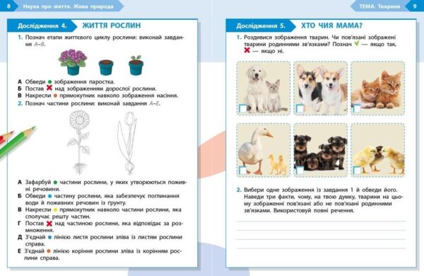 STEM-Старт Наука про життя Робочий зошит 3 клас Ціна (цена) 68.00грн. | придбати  купити (купить) STEM-Старт Наука про життя Робочий зошит 3 клас доставка по Украине, купить книгу, детские игрушки, компакт диски 1