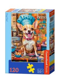 пазли castorland 120 елементів Dog Chef артикул 13579