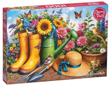 пазли CherryPazzi 1000 елементів Golden boots Blooming Roots 31087