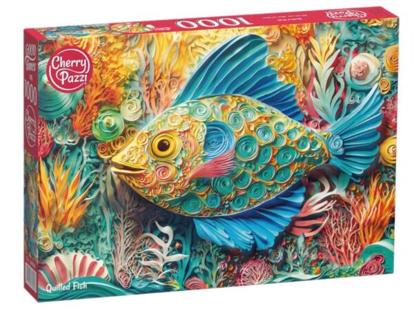 пазли CherryPazzi 1000 елементів Quilled Fish 30806 Ціна (цена) 341.00грн. | придбати  купити (купить) пазли CherryPazzi 1000 елементів Quilled Fish 30806 доставка по Украине, купить книгу, детские игрушки, компакт диски 0