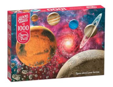 пазли CherryPazzi 1000 елементів Space over the Lunar horizon 30646