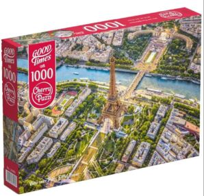 Пазли CherryPazzi 1000 елементів View over Paris Eiffel Tower 30189
