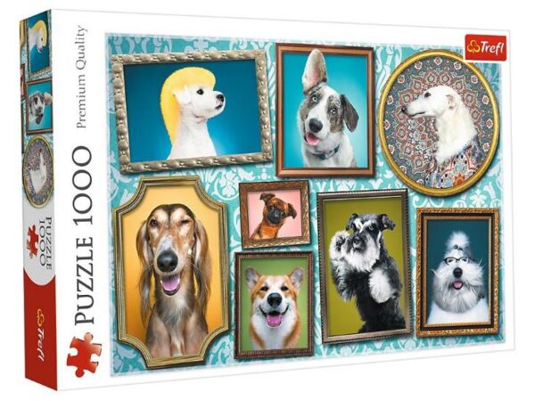 Пазли 1000 елементів Собача галерея Trefl 10686 Ціна (цена) 250.10грн. | придбати  купити (купить) Пазли 1000 елементів Собача галерея Trefl 10686 доставка по Украине, купить книгу, детские игрушки, компакт диски 0