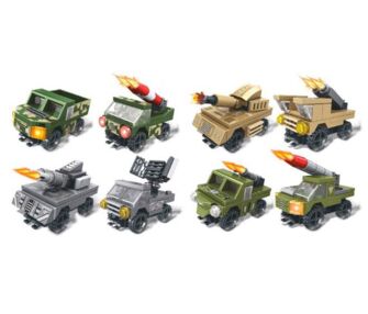 Конструктор військова техніка від 35 до 45 деталей KB 2003