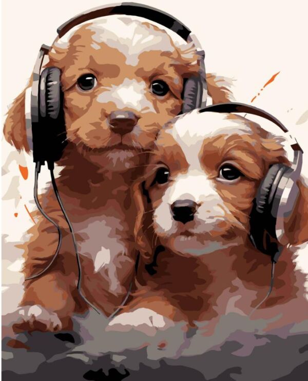 Розпис по номерах 40х50 AH1218-19 Цуценята на чорному фоні Strateg Ціна (цена) 254.36грн. | придбати  купити (купить) Розпис по номерах 40х50 AH1218-19 Цуценята на чорному фоні Strateg доставка по Украине, купить книгу, детские игрушки, компакт диски 0