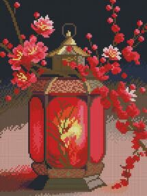 Алмазна мозаїка б/підрамн 30х40 ZAV3040-18 Ліхтарик "Strateg"