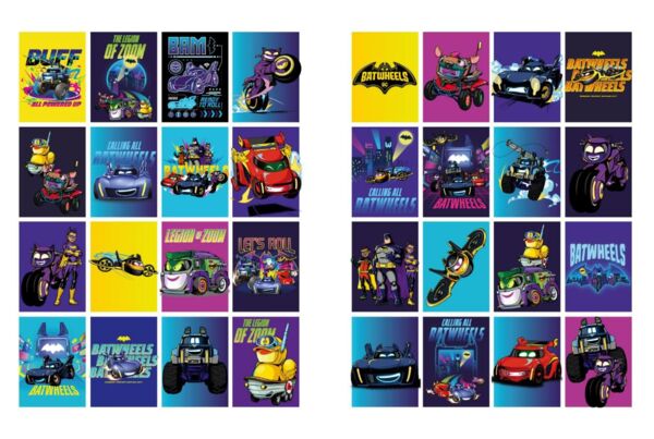 Розмальовка зі стікерами WB Batman Batwheels LCB39 Ціна (цена) 48.80грн. | придбати  купити (купить) Розмальовка зі стікерами WB Batman Batwheels LCB39 доставка по Украине, купить книгу, детские игрушки, компакт диски 1