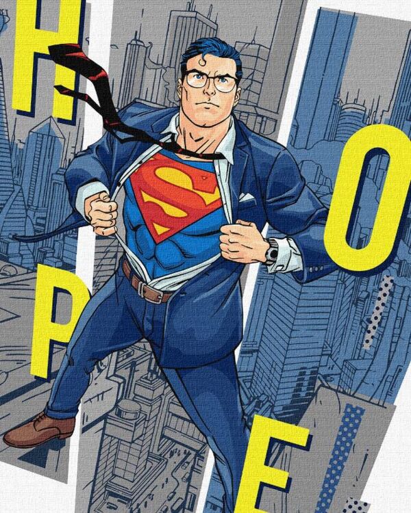 Розпис по номерах 40х50 КНО8714 Superman Hope Ідейка Ціна (цена) 193.70грн. | придбати  купити (купить) Розпис по номерах 40х50 КНО8714 Superman Hope Ідейка доставка по Украине, купить книгу, детские игрушки, компакт диски 0