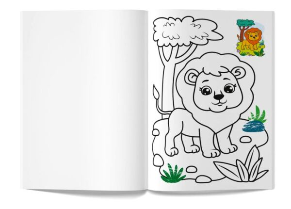 кольорованка зоопарк Ціна (цена) 10.73грн. | придбати  купити (купить) кольорованка зоопарк доставка по Украине, купить книгу, детские игрушки, компакт диски 1