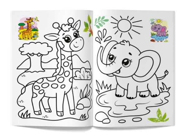 кольорованка зоопарк Ціна (цена) 10.73грн. | придбати  купити (купить) кольорованка зоопарк доставка по Украине, купить книгу, детские игрушки, компакт диски 3