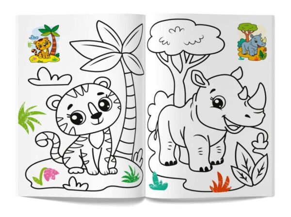 кольорованка зоопарк Ціна (цена) 10.73грн. | придбати  купити (купить) кольорованка зоопарк доставка по Украине, купить книгу, детские игрушки, компакт диски 2