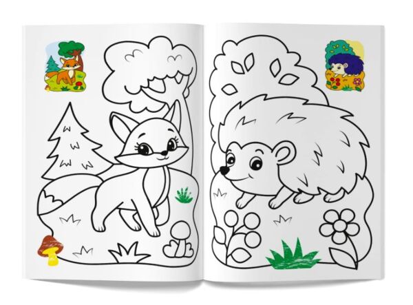 кольорованка тваринки Ціна (цена) 10.73грн. | придбати  купити (купить) кольорованка тваринки доставка по Украине, купить книгу, детские игрушки, компакт диски 4