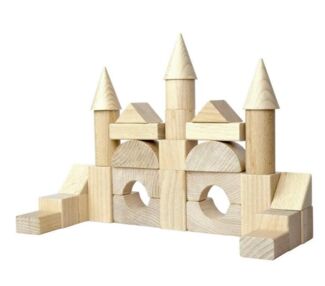 Набір будівельний не фарбований 30 елементів 0833