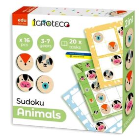 Гра логічна Судоку Тварини 16 елементів 900705