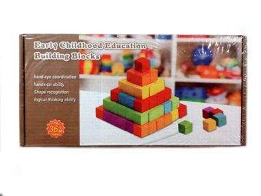 Гра деревяна Містечко 100 деталей MD 2586