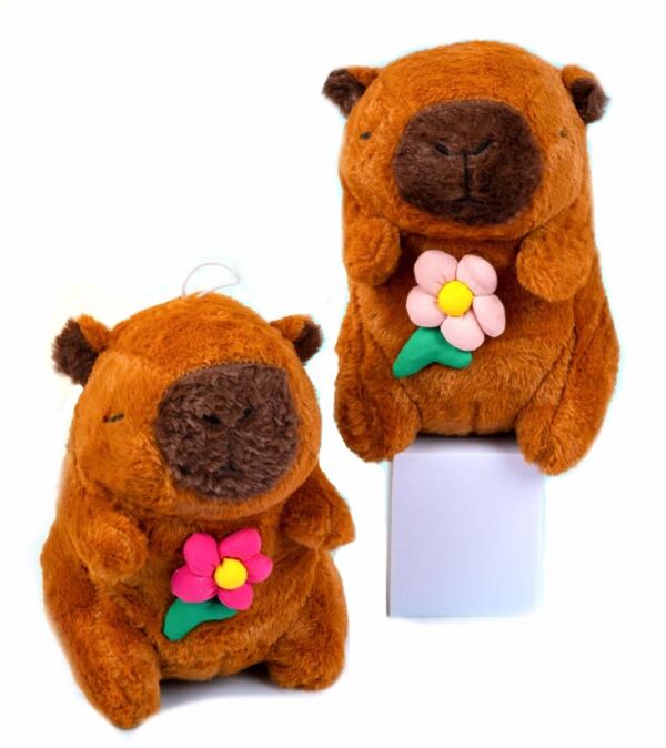 Іграшка мяка Капібара з квіткою KA-23-5342 20 см Ціна (цена) 134.40грн. | придбати  купити (купить) Іграшка мяка Капібара з квіткою KA-23-5342 20 см доставка по Украине, купить книгу, детские игрушки, компакт диски 0