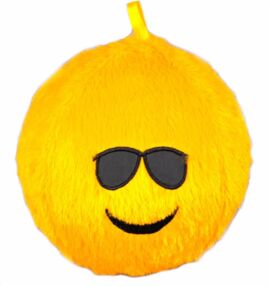 Іграшка мяка Мяч Волосатик жовтий 75 см KA-23-4828