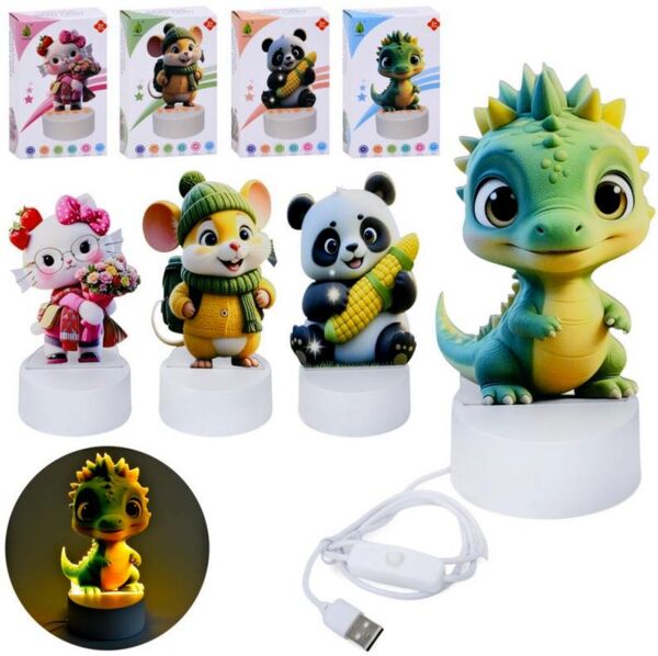 Нічник Тваринка 21,5 см світло USB 8N50-2-3-4-8 Ціна (цена) 107.50грн. | придбати  купити (купить) Нічник Тваринка 21,5 см світло USB 8N50-2-3-4-8 доставка по Украине, купить книгу, детские игрушки, компакт диски 0