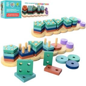 Гра деревяна Геометрика MD 2165