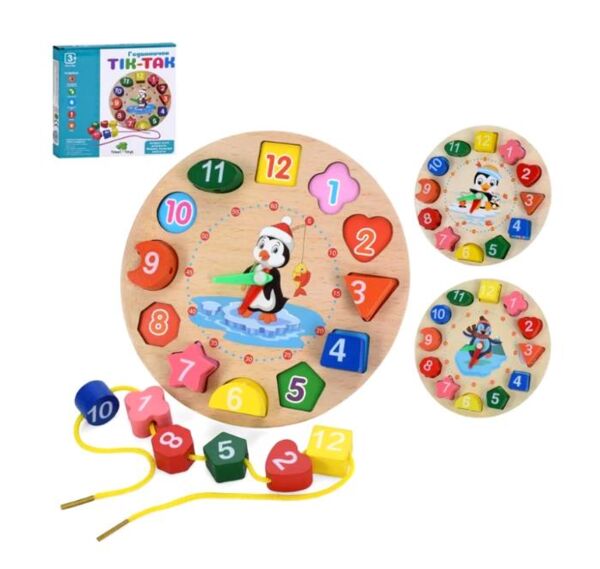 Гра деревяна Годинник рамка вкладиш фігури-цифри шнурівка 3 види MD 0766 Ціна (цена) 104.40грн. | придбати  купити (купить) Гра деревяна Годинник рамка вкладиш фігури-цифри шнурівка 3 види MD 0766 доставка по Украине, купить книгу, детские игрушки, компакт диски 1